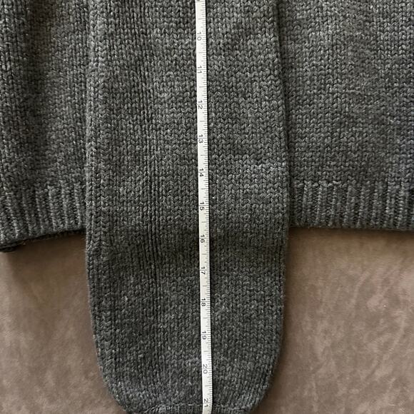 XS Moda International Gray Knit Cowl Sweater - Picture 6 of 7